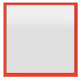 Rectangular borders with slightly greyish background instead of white.